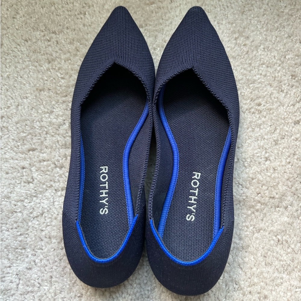 Rothy’s The Point Flats Navy